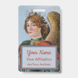 聖マイケル・ザ・アーチャンエル(詳細、M 017) バッジ