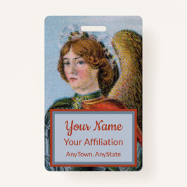 聖マイケル・ザ・アーチャンエル(詳細、M 017) バッジ