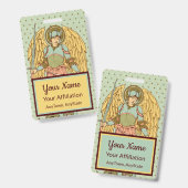 聖マイケル・ザ・アーチャンエル(RLS 12) バッジ (表裏)