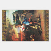 聖マイケル・ザ・アーチャンエルbyラファエロ・サンツィオ ラッピングペーパーシート (正面2)