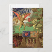 聖マイケル・ドラゴンの殺害 ポストカード (正面/裏面)