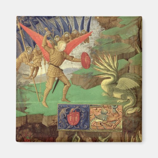 聖マイケル・ドラゴンの殺害 マグネット (正面)