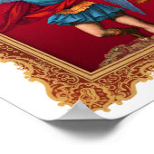 聖マイケル、米国を守る ポスター (角)