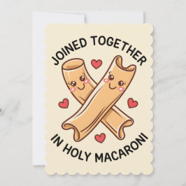 聖マカロニの教会で一緒におもしろい結婚なる シーズンカード