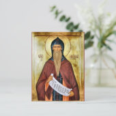 聖マクシムスのオーソドックスのアイコン ポストカード (スタンド正面)