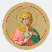 聖マグダレネのミュロブトス（聖油担い手）として（詳細；ORX 01） ラウンドシール (正面)