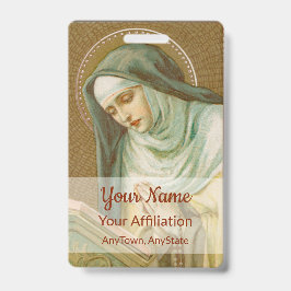 聖マグダレネ・デ・パッツィ(JM 45)(スタイル1) バッジ