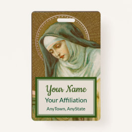 聖マグダレネ・デ・パッツィ(JM 45)(スタイル2) バッジ