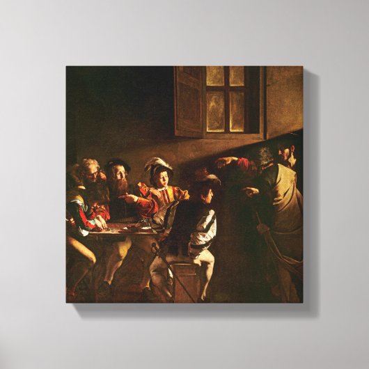 聖マシューの呼び出し， c.1598-1601 キャンバスプリント (正面)