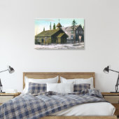 聖マシュー教会の外観と キャンバスプリント (インサイチュ (寝室))