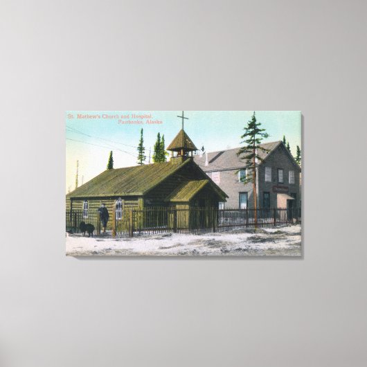 聖マシュー教会の外観と キャンバスプリント (正面)