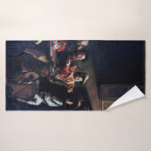 聖マタイの召使カラヴァッジョ バスタオル (バスタオル)