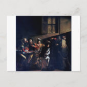 聖マタイの召使カラヴァッジョ ポストカード (正面)