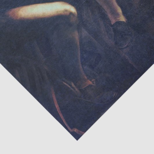 聖マタイの召使カラヴァッジョ 薄葉紙 (詳細)