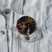 聖マタイをカラヴァッジョによって呼び寄せ 缶バッジ (インサイチュ)