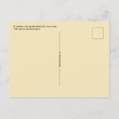 聖マタイ使徒(JMAS 08) ポストカード (裏面)