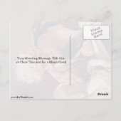 聖マタイ福音伝道者と天使Guido Reni著 ポストカード (裏面)