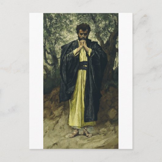 『聖マタイ』(せいマタイ、英: Saint Matthew)- ジェームズ・ティソット作 ポストカード (正面)