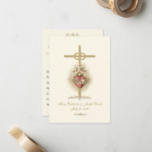 聖マリアの無原罪の心 カトリック結婚式の引出物 ノートカード (正面/裏面インサイチュ)
