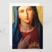 聖マリアの無原罪の心 招待状 (正面/裏面)