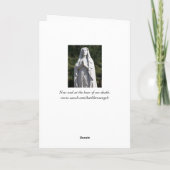 聖マリアの祈り カード (裏面)