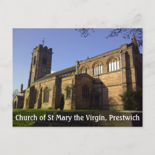 聖マリアヴァージン教区教会、プレストウィッチ教会 ポストカード