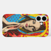 聖マリア宗教ポップ・アートの芸術 Case-Mate iPhoneケース (裏面 (横))