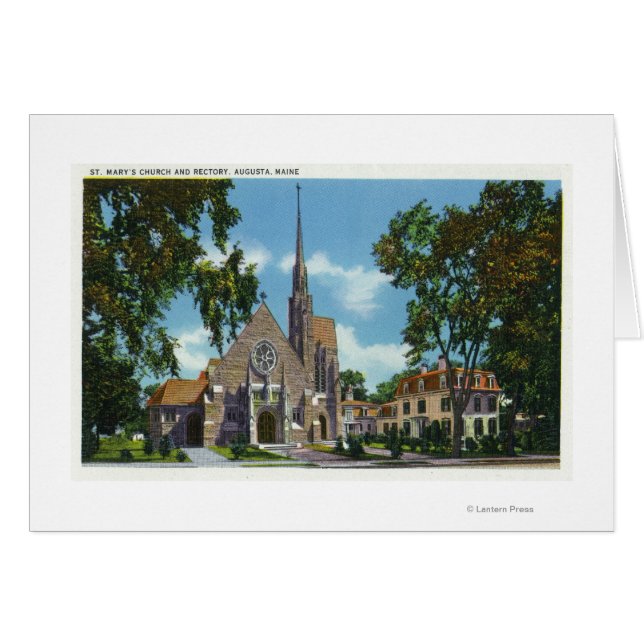 聖マリア教会とレクトリーの外観 (正面横)