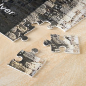 聖マリア教会のツインタワーReculver Kent on A ジグソーパズル (側面)