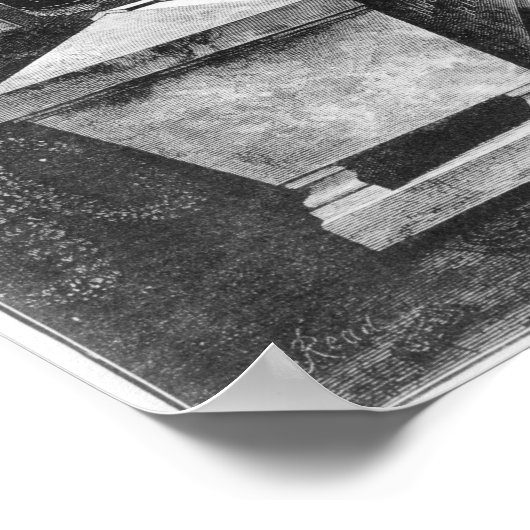 聖マリア教会の遺体置き場 ポスター (角)