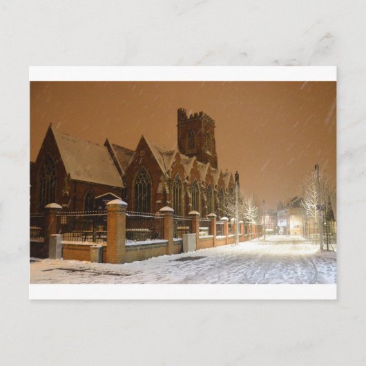 聖マリア教会アクトン。 ポストカード (正面)