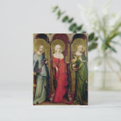 聖マリア、アレクサンドリアの聖キャサリン ポストカード (スタンド正面)