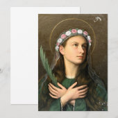 聖マリア・ゴレティ 招待状 (正面/裏面)