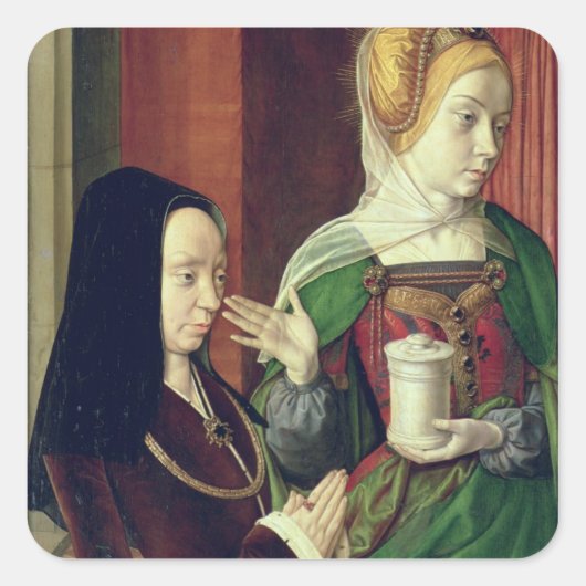 聖マリア・マグダによって発表されたブルゴーニュのマドレーヌ スクエアシール (正面)