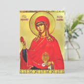 聖マリア・マグダレネの正教のイコン 招待状 (スタンド正面)