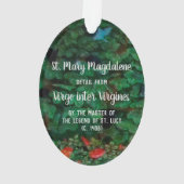 聖マリア・マグダレネをマリラとして(詳細; M 070) オーナメント (裏面)