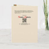 聖マリア・マグダレネをミローベアラ(ORX 01)イースター カード (裏面)