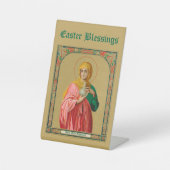 聖マリア・マグダレネをミローベアラ(ORX 01)イースター 台座サイン (正面)