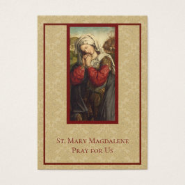 聖マリア・マグダレネ・カトリック聖カード