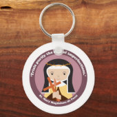 聖マリア・マグダレネ・デ・パッツィ キーホルダー (正面)