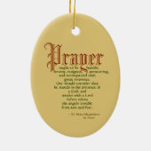 聖マリア・マグダレネ・デ・パッツィ(JM 45)オーバル セラミックオーナメント (裏面)