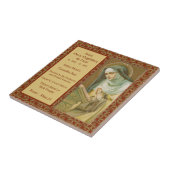 聖マリア・マグダレネ・デ・パッツィ(JM 45) タイル (側面)