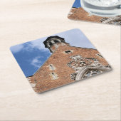 聖マリア・マグダレン教会 – ブリュッセル，ベルギー スクエアペーパーコースター (アングル)