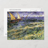 聖マリーの海景 ヴァン・ゴッホ 美術 ポストカード (正面/裏面)