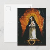 聖マルグリット・マリー・アラコク ポストカード (正面/裏面)