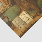 聖マルコの獅子、1516バイヴィットーレ・カルパッチョ 薄葉紙 (詳細)