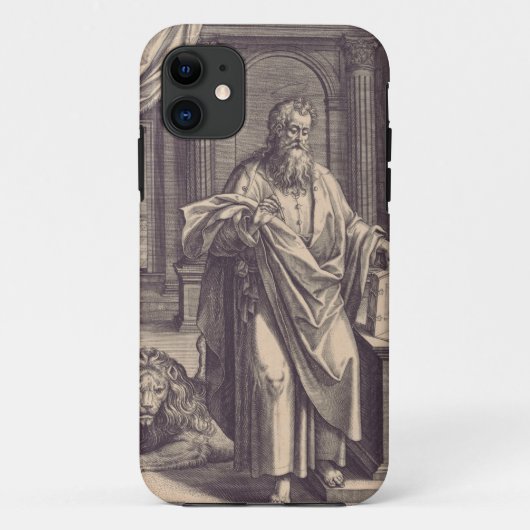 聖マルコ伝道者使徒インク ホーリーカード Case-Mate iPhoneケース (裏面)