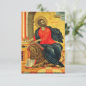 聖マルコ伝道者正教のアイコン サンキューカード (スタンド正面)