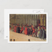 聖マルコ広場の行列，ミュシアの詳細 ポストカード (正面/裏面)