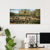 聖マルコ広場の行列， 1496 ポスター (ホームオフィス)